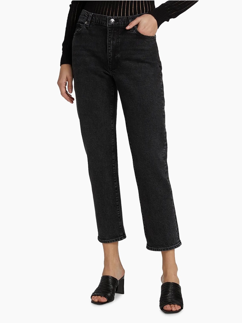 Frame “The Borrowed” Mid-Rise Boyfriend jeans